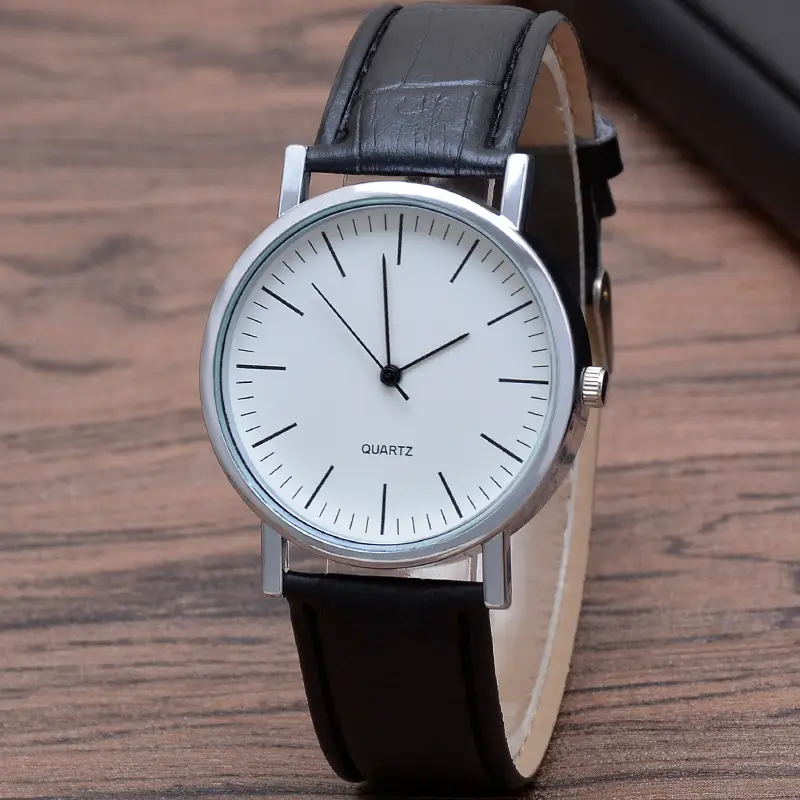 Men's quartz watch, glossy strap — chobi 11