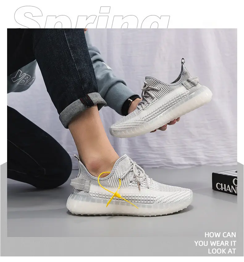 Breathable fashionable running sneakers, soft sole — chobi 3