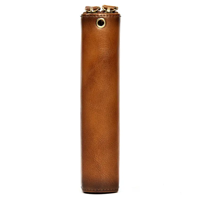 Leather long wallet with zipper, genuine leather — chobi 20