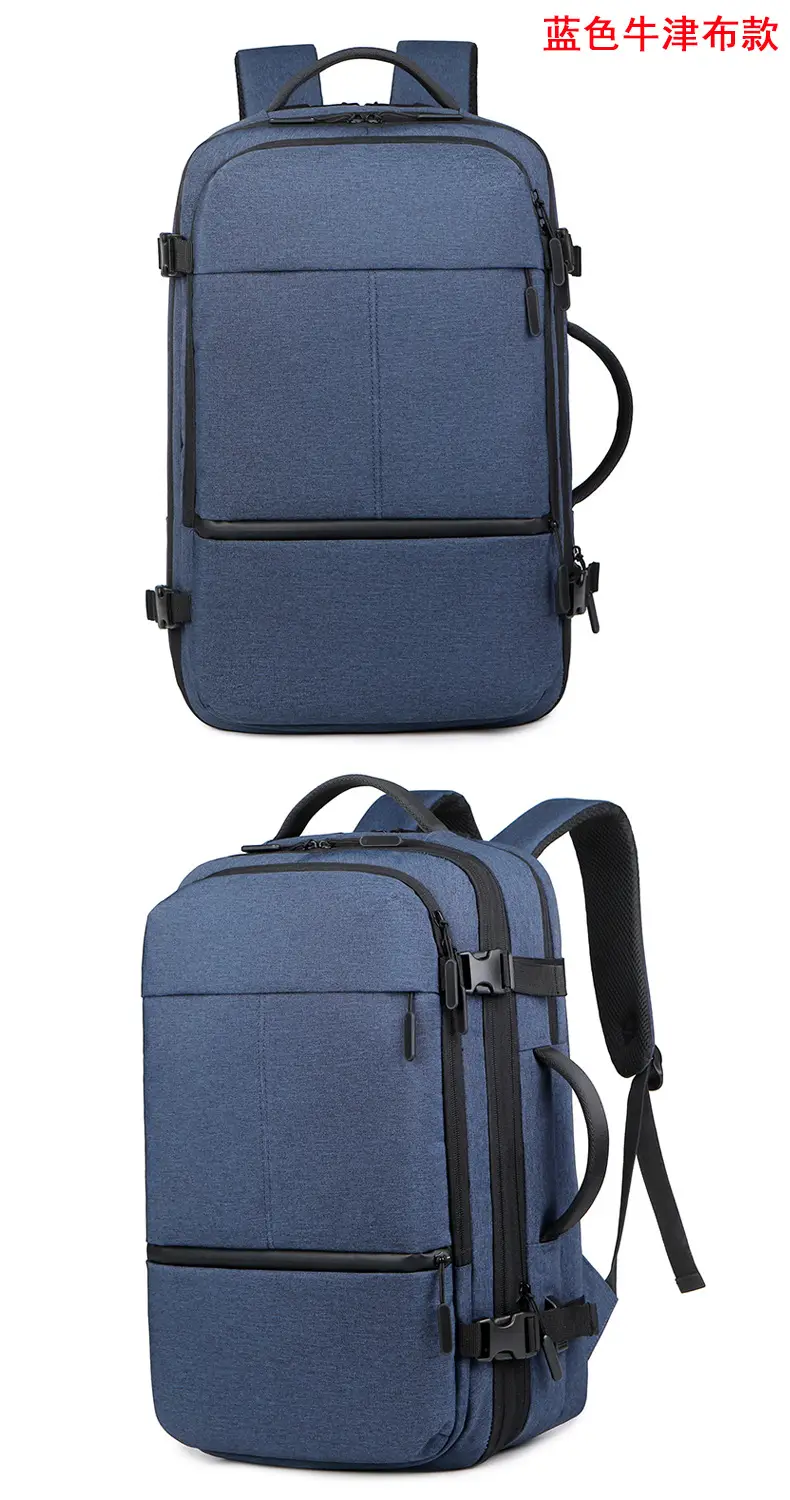 Men's capacious backpack, suitcase for traveling, equipment bag, shoulder bag, laptop, business version, 17 inch — chobi 33