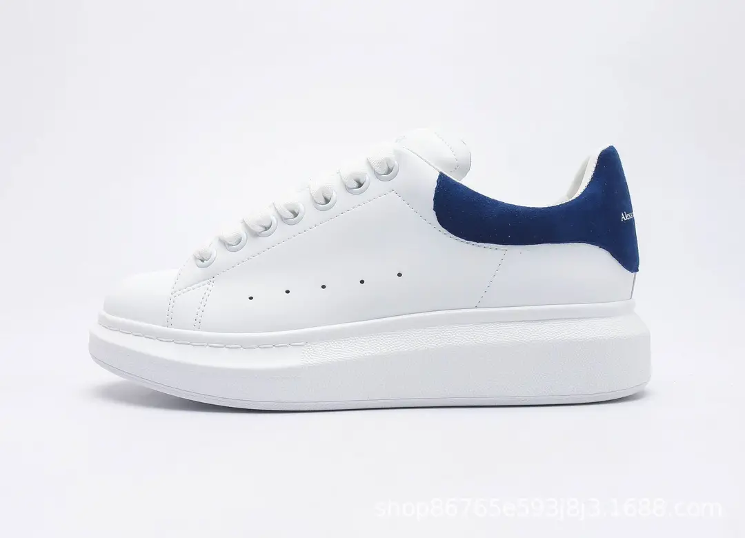 Fashionable white sneakers platform with chunky sole for leisure for men and women, height increasing — chobi 31