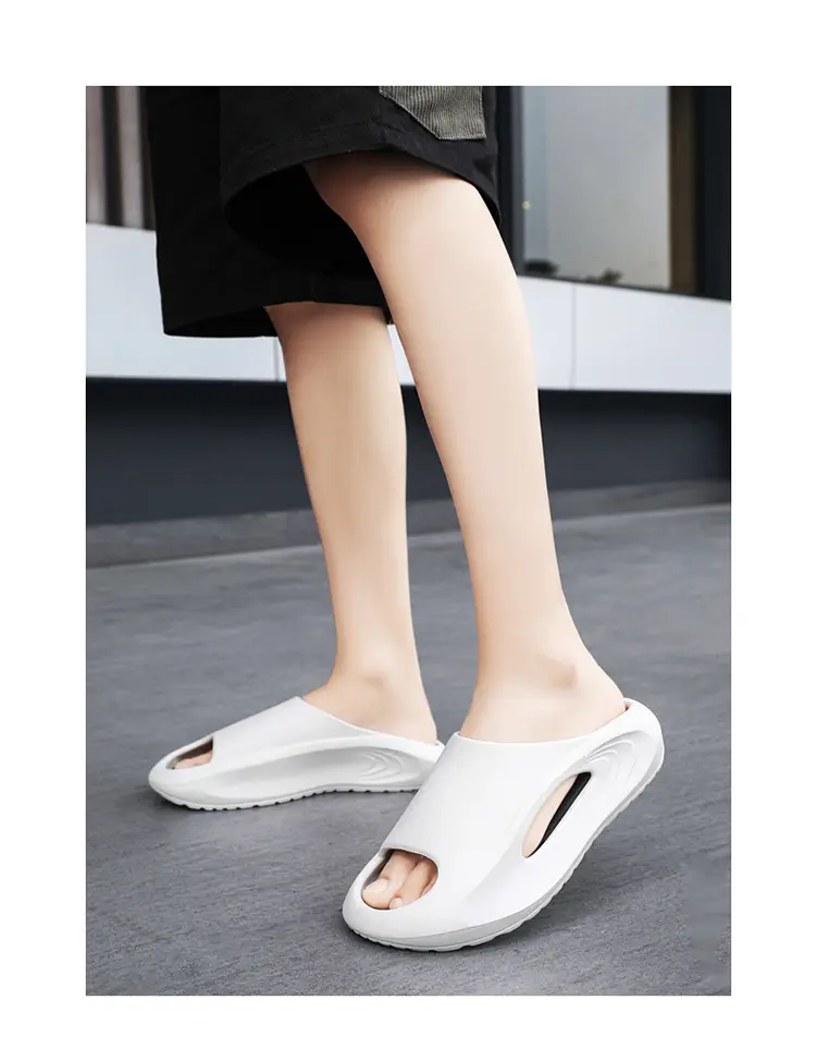 Men's summer ultra-soft men's slippers, sports beach sandals, suitable for outdoor wear, for teenagers, soft sole — chobi 7