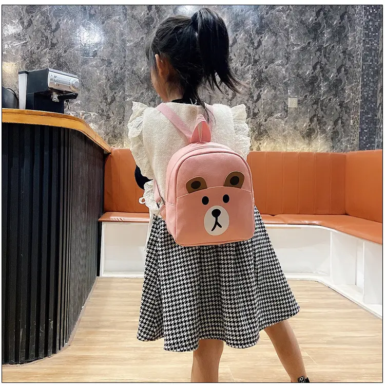 (Wholesale), cartoon hairpins, school bag for early age for men and women girl's, cute children's backpack, 2-5 years, early education — chobi 16