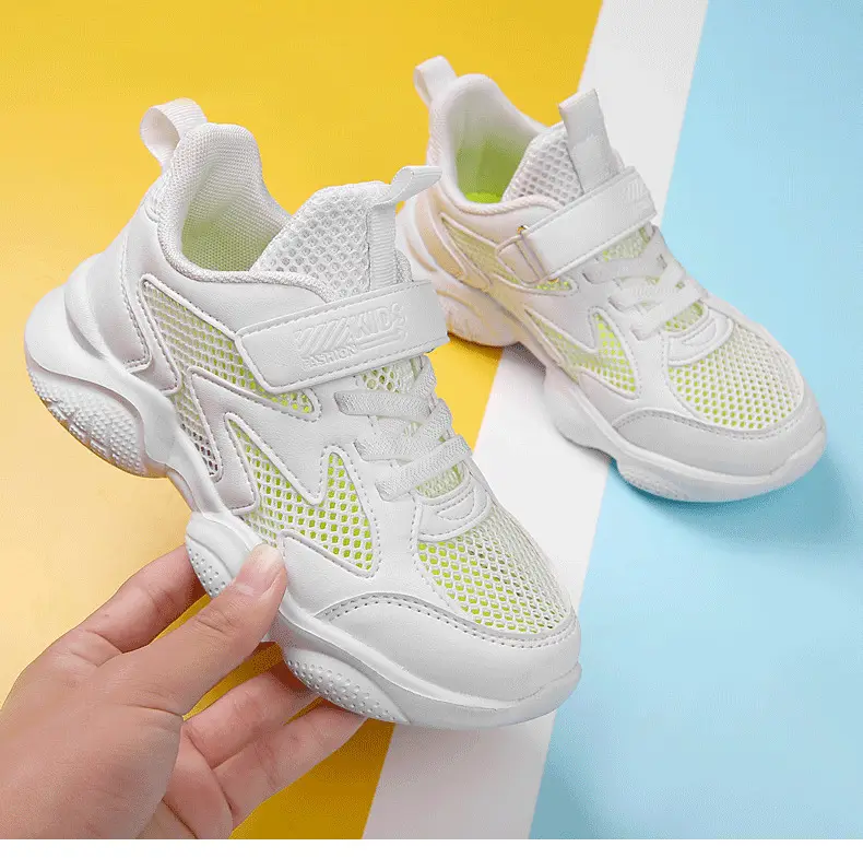 (Wholesale), children's white white shoes for boys, white sneakers for students, 2023 collection — chobi 20