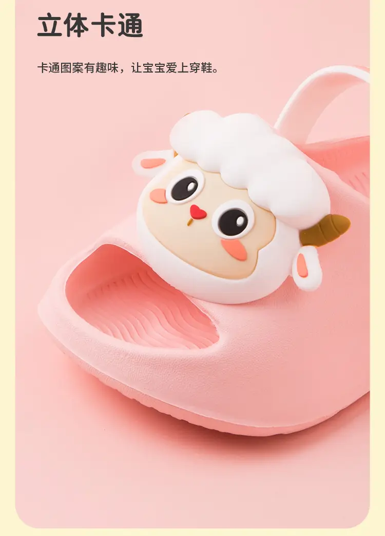 (Wholesale), cartoon wear-resistant breathable children's Crocs-style slippers for early age for boys, sandals, suitable for indoor and outdoor use — chobi 11