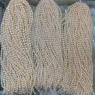 Organic accessory from pearl, accessories, necklace, 8-9mm, DIY — chobi 4