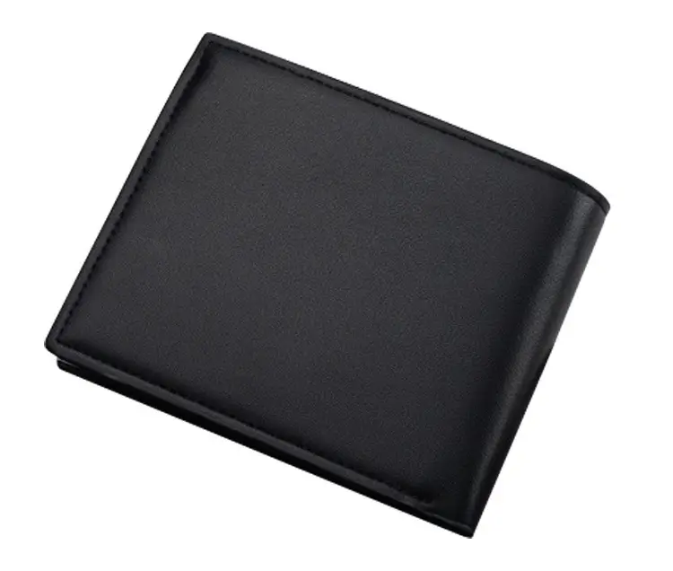 Wallet for men and women, polyurethane short card holder — chobi 11