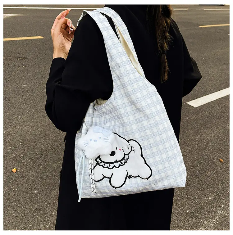 Cute cartoon universal shoulder bag to go out, one-shoulder bag — chobi 28