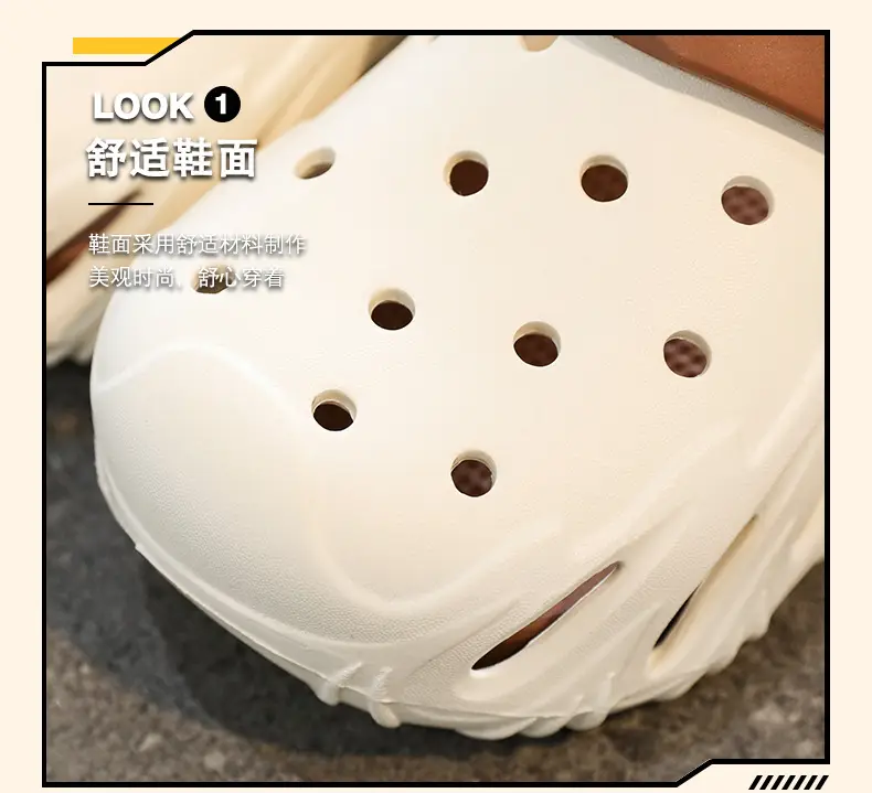 Crocs-style slippers for boys, children's sandals, closed toe, 6-15 years, for teenagers, 8-12 years — chobi 9