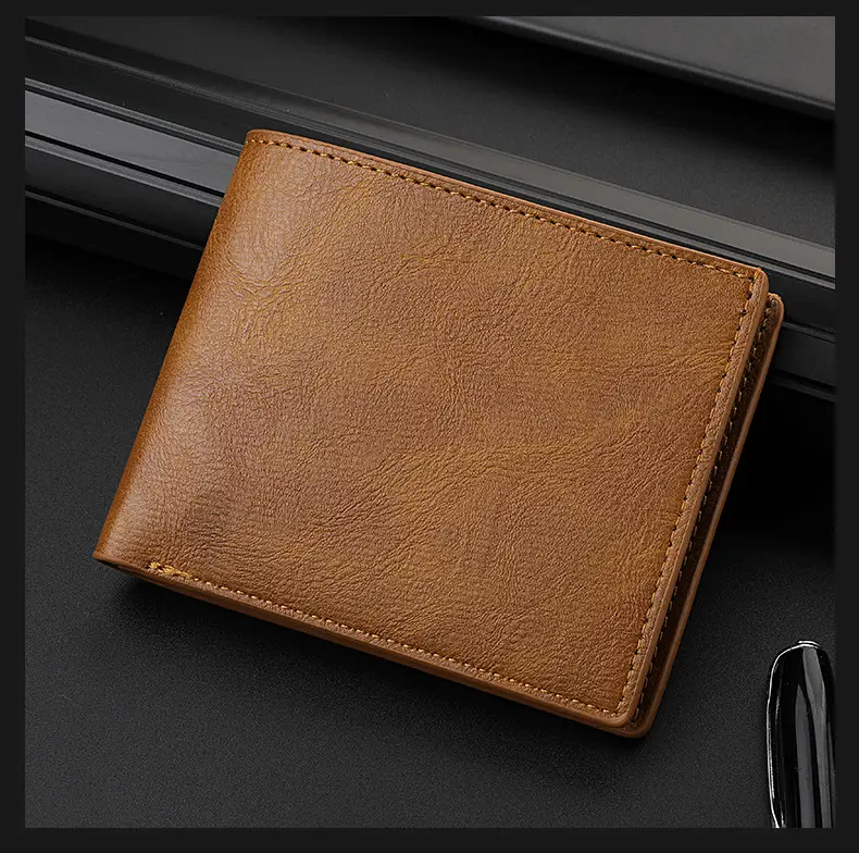 (Wholesale), men's short retro wallet for students, with your logo imprint, (Physicals) — chobi 20