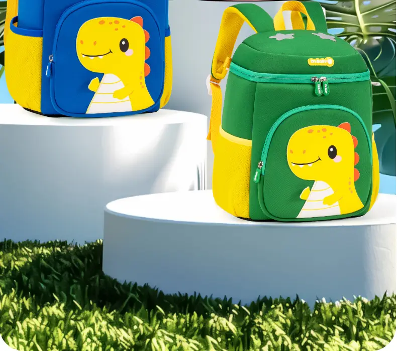 Cartoon cute school bag for early age, children's backpack — chobi 4