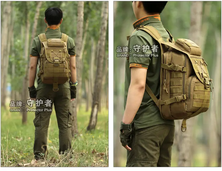 S413-40 liter X7 Arrow Fish Tactic Guardian Guardian Outdoor Backpack Travel Backpack X7 Fish Tactical Pack — chobi 17