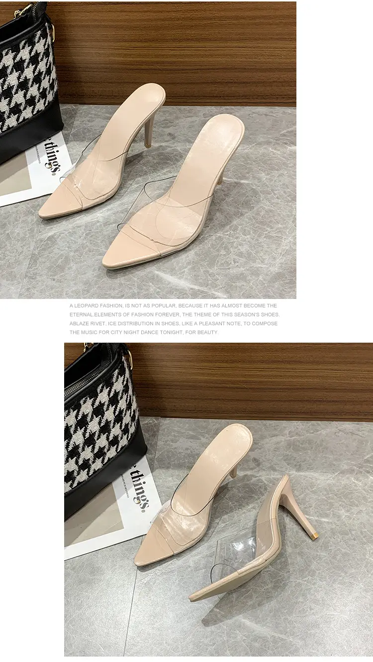 (Cross-border trading), fashionable women's slippers, sneakers, sandals stiletto heels, 2022 collection, European style, plus size, dropshipping avail — chobi 13