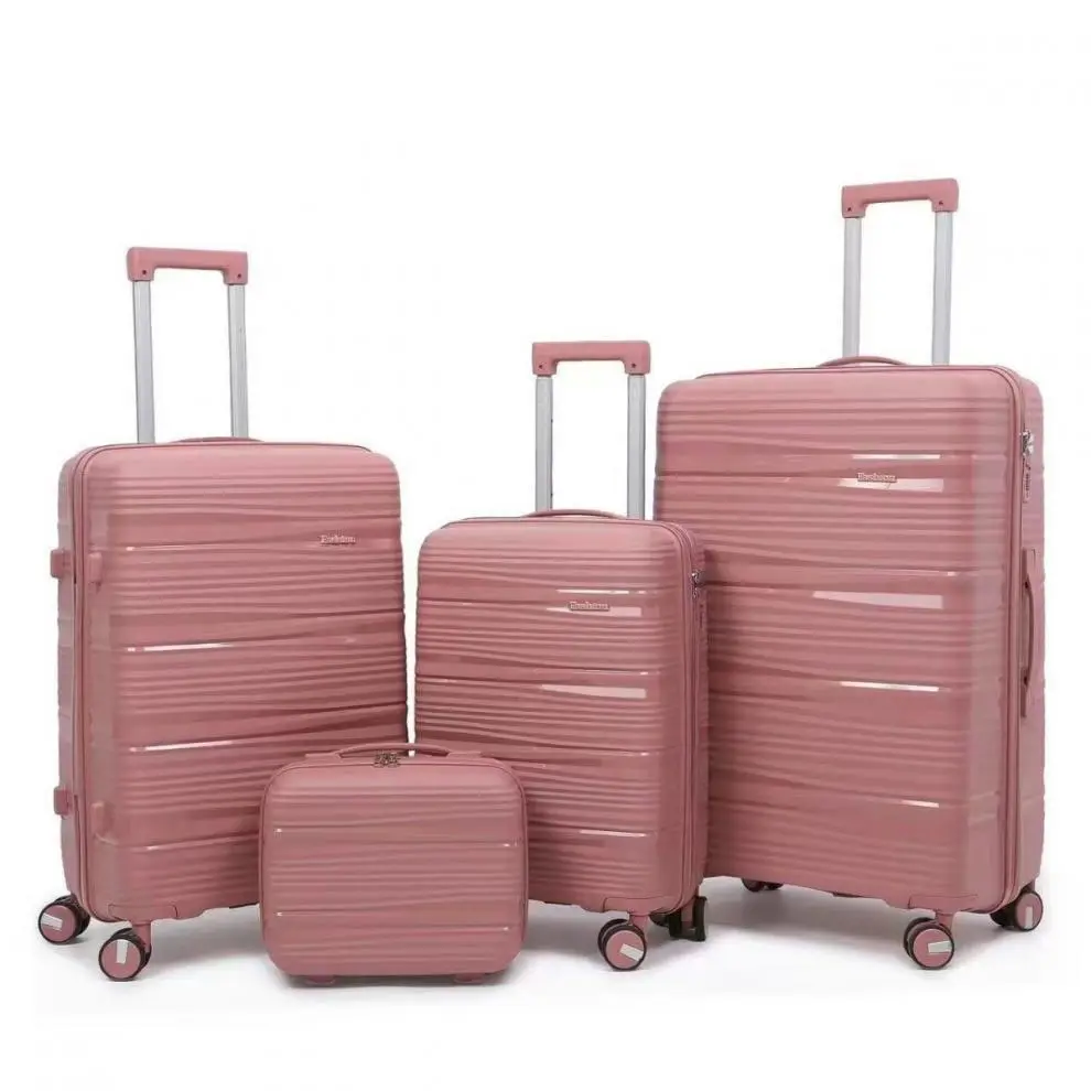 (Cross-border trading), universal ultra light capacious suitcase on wheels with zipper — chobi 4