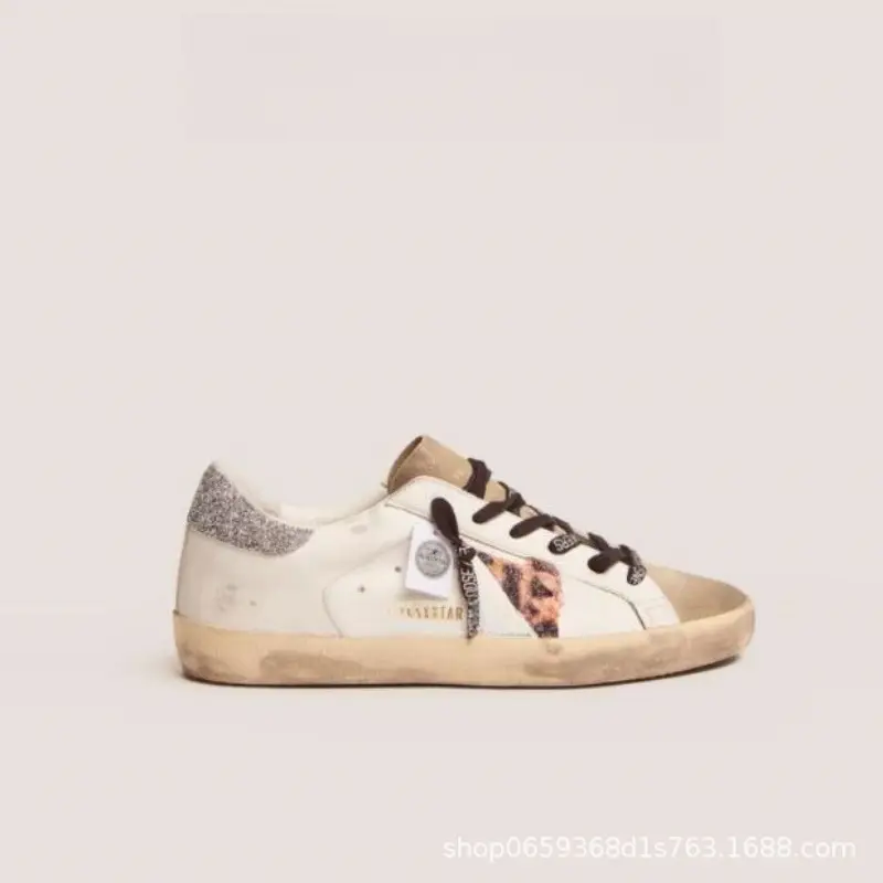 Leather white sneakers with hidden heel for men and women — chobi 19