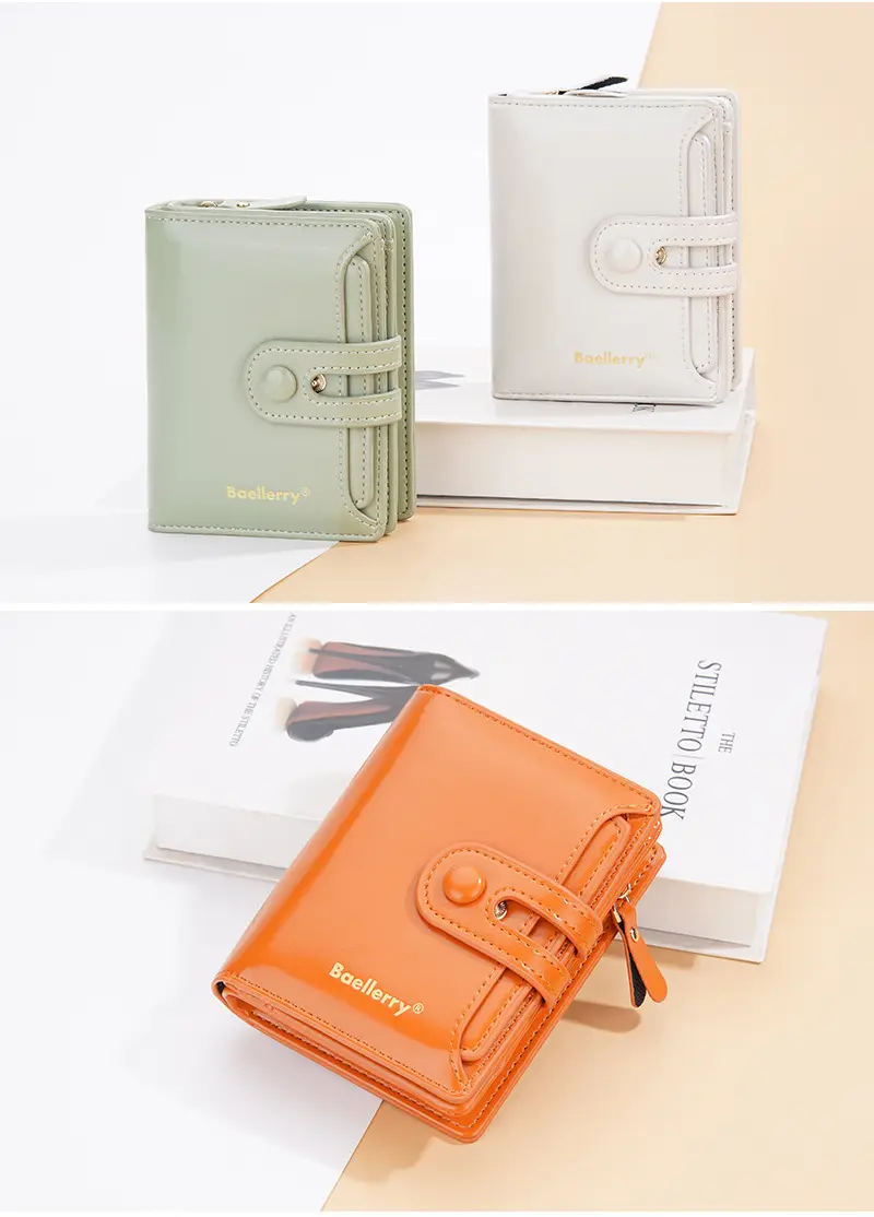 Wallet, shoulder bag, short brand card holder, high-quality style — chobi 25
