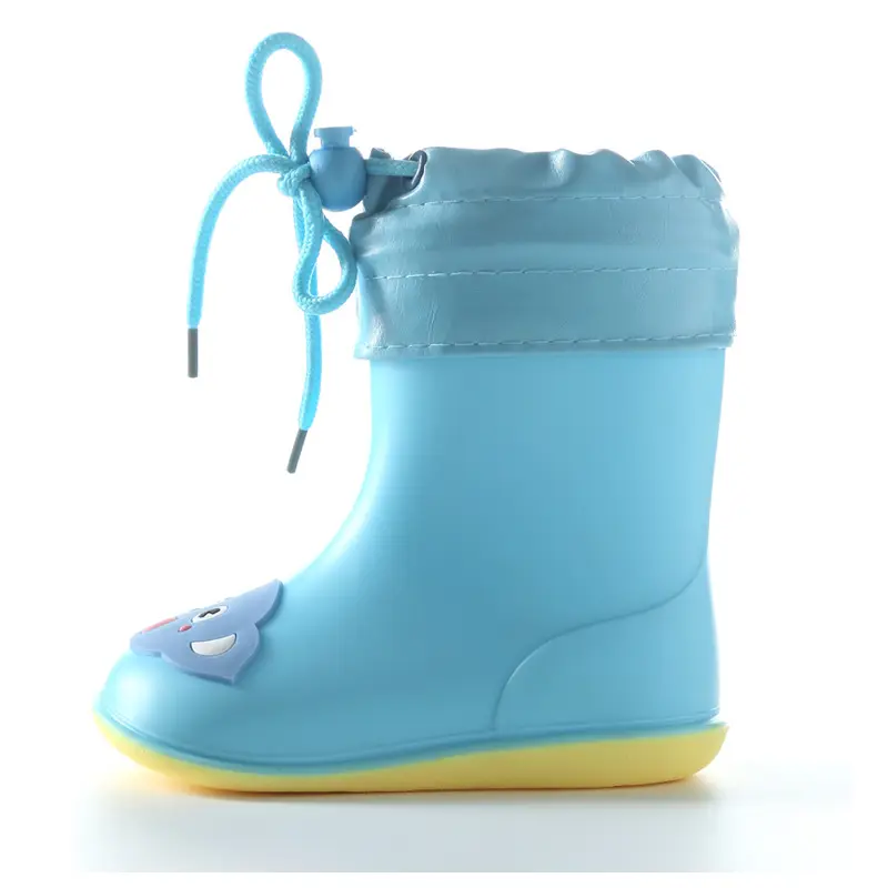 Ploves of dismantling baby rain shoes 1 infant child 3 rain boots men and girls water shoes, children princess cute lightweight shoes — chobi 19