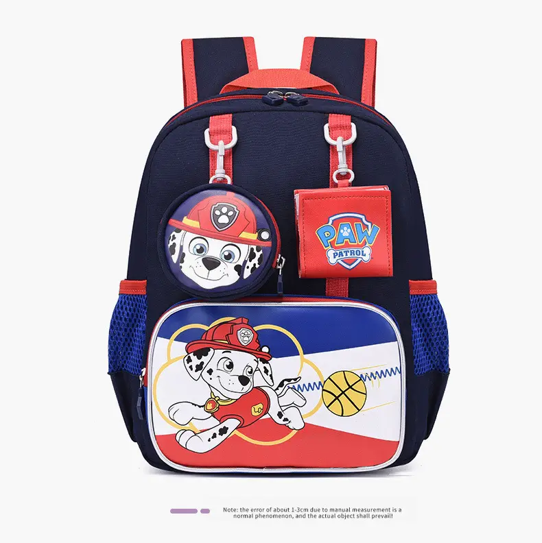 School bag for kindergarten, cartoon backpack for students, purse, card holder, pony, Spiderman — chobi 20