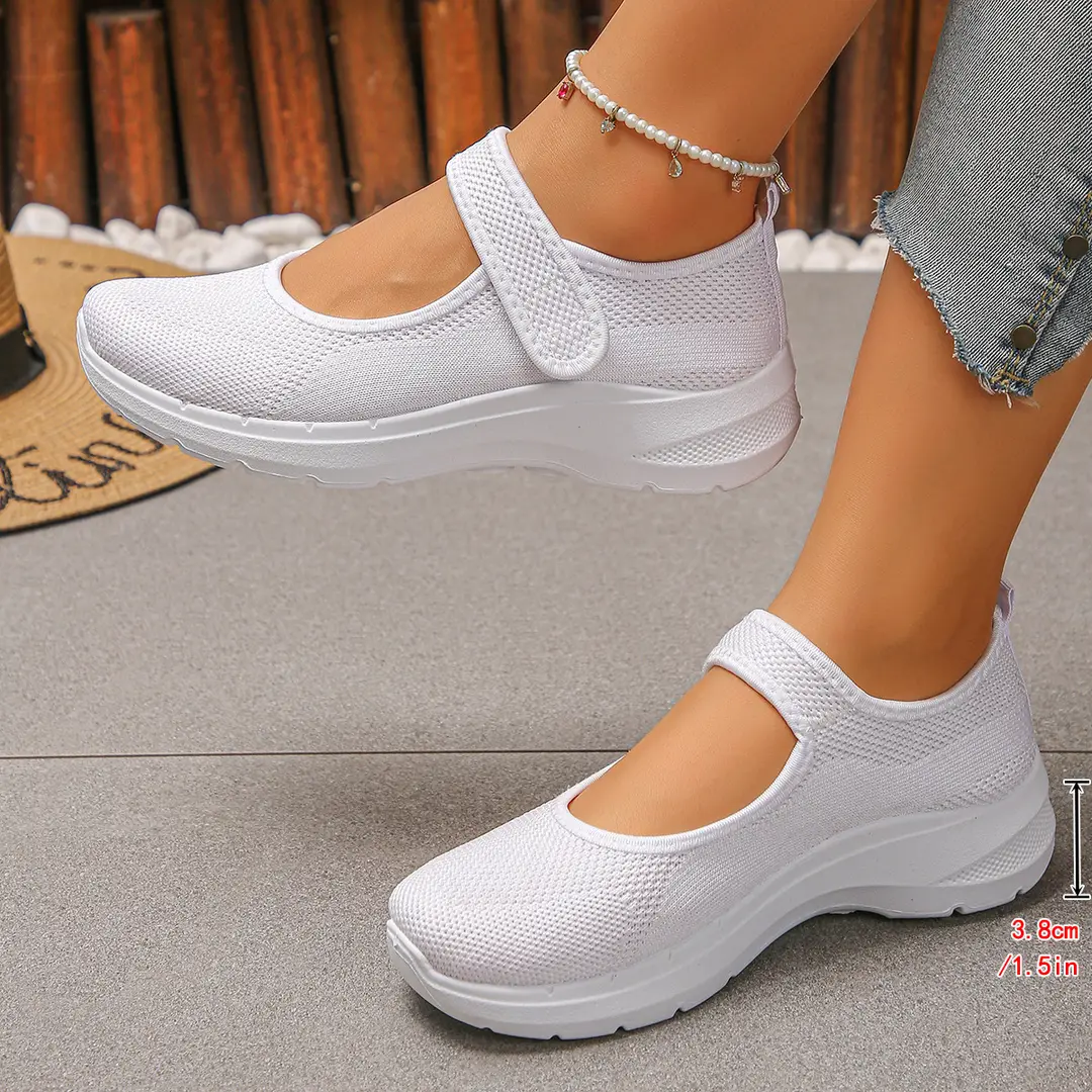 (Cross-border trading), Mary Jane shoes, breathable shoes, lightweight sneakers low-cut, casual women's walking shoes, plus size, for middle age, made — chobi 5