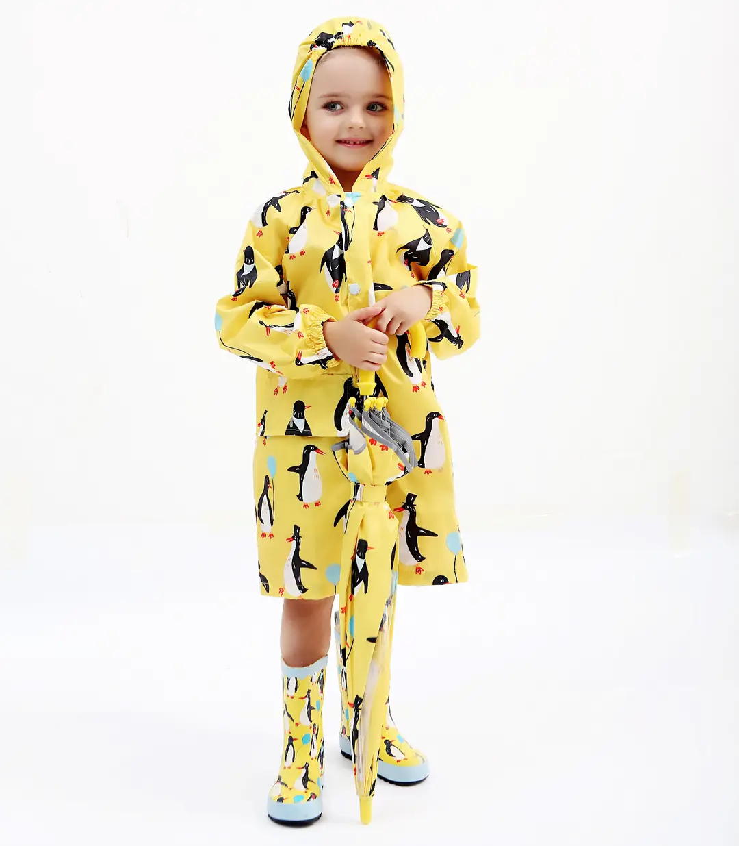 Promotion Cross -border INS Explosion Penguin Sky Horse Leopard Rain Rain Boots Rubber Waterproof ENBIHOUSE Children's Rain Shoes — chobi 11