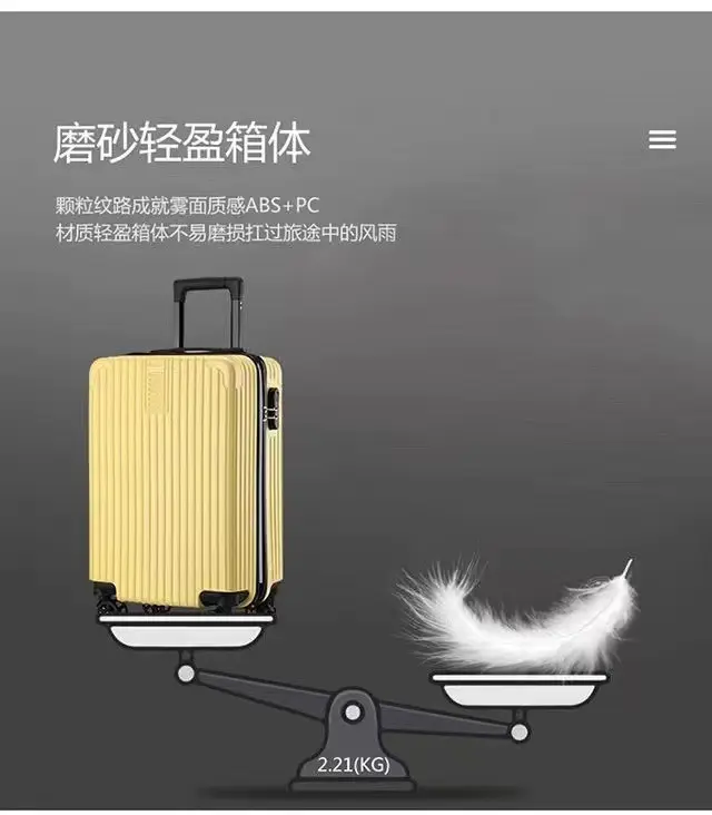 Capacious high quality suitcase, 20 inch, style, color — chobi 23
