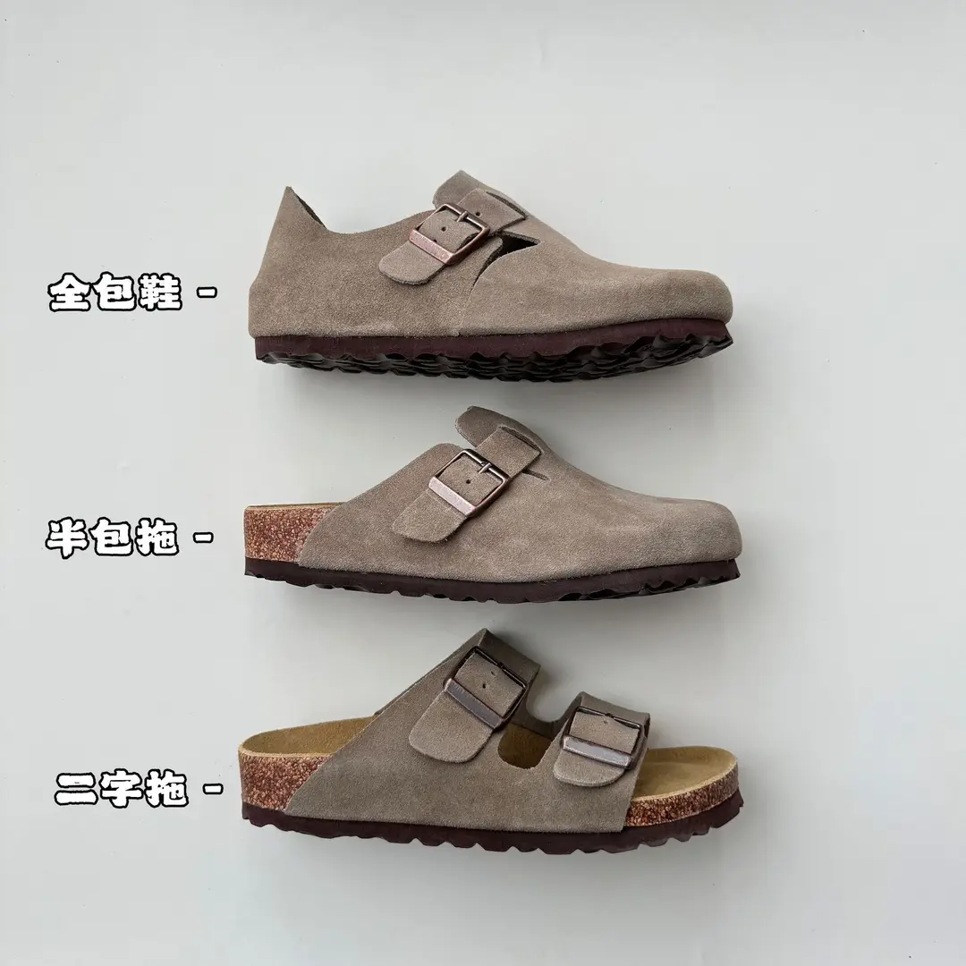 Sandals platform, slippers, suitable for spring and autumn, closed toe, genuine leather, suitable for outdoor wear — chobi 8