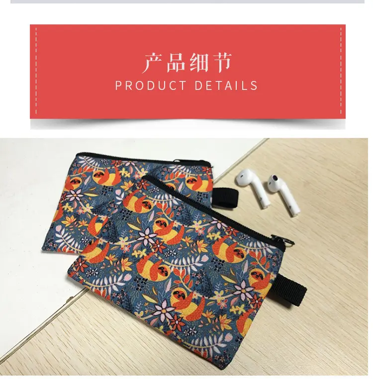 Children's ultra light handheld wallet with zipper, waterproof coins, headphones, simple and elegant design — chobi 4