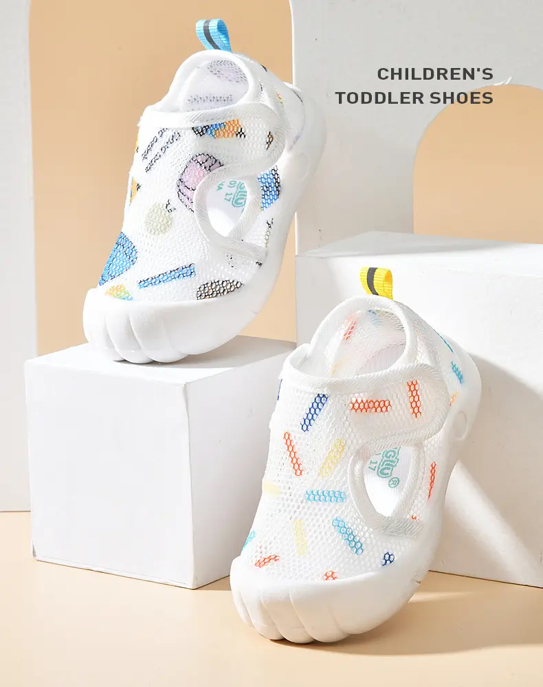 Toddler shoes thin summer baby children cartoon anti-slip, wear-resistant, anti-kicking, baby anti-collision mesh shoes 0--3 years old men and women — chobi 10