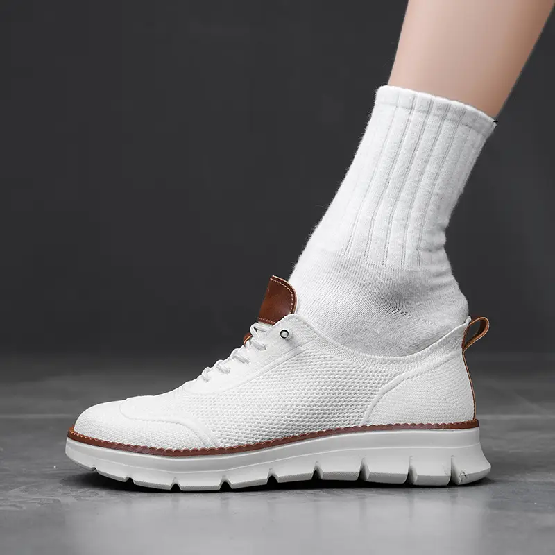 (Cross-border trading), lightweight loafers, comfortable sneakers, breathable casual footwear, made with flyknit technology, (Physicals) — chobi 24