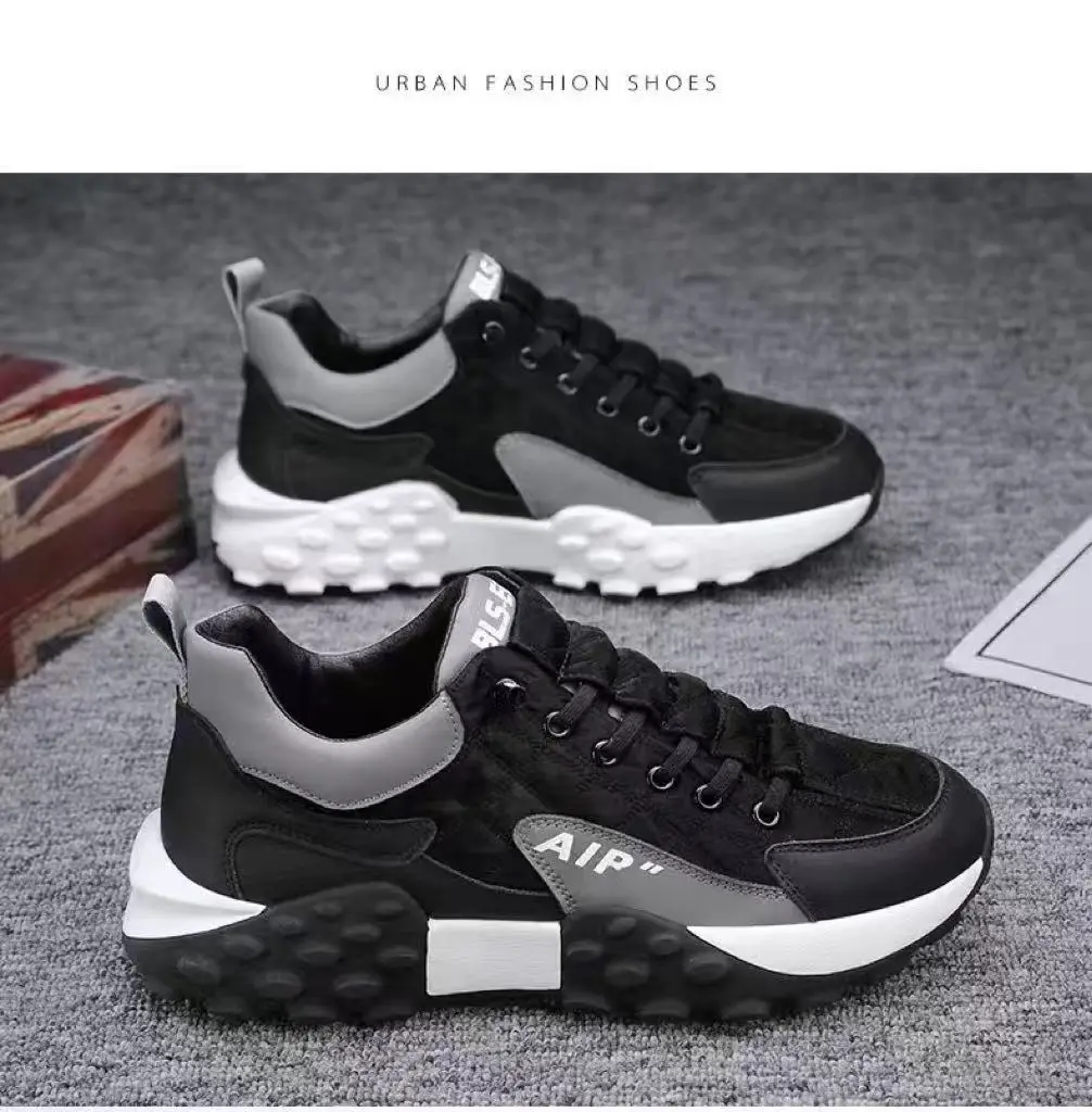 (Cross-border trading), low trend non-slip running sneakers, breathable shoes platform, Collection Year 2026, Korean style — chobi 7