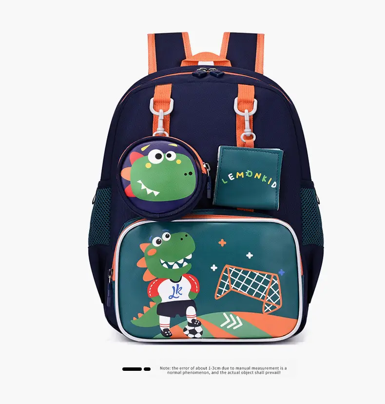 School bag for kindergarten, cartoon backpack for students, purse, card holder, pony, Spiderman — chobi 15