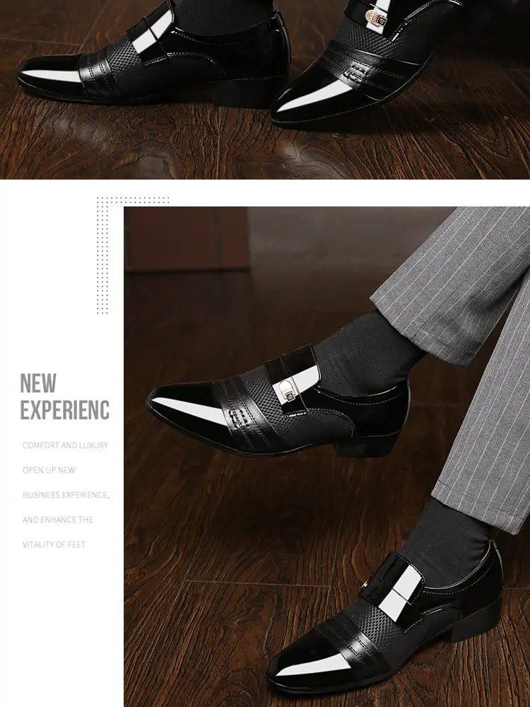 Men's casual footwear, classic suit jacket, universal wedding shoes, 2021 collection, plus size, dropshipping available — chobi 18