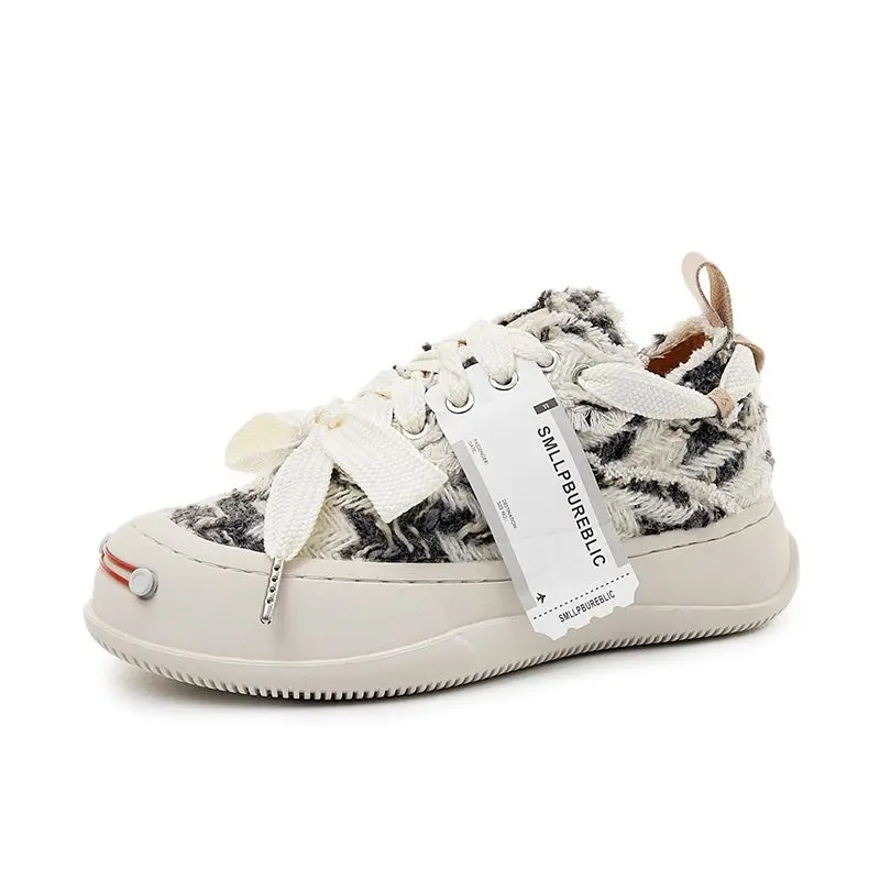 Cloth espadrilles for men and women, demi-season sneakers platform, Collection Year 2026, height increasing — chobi 22