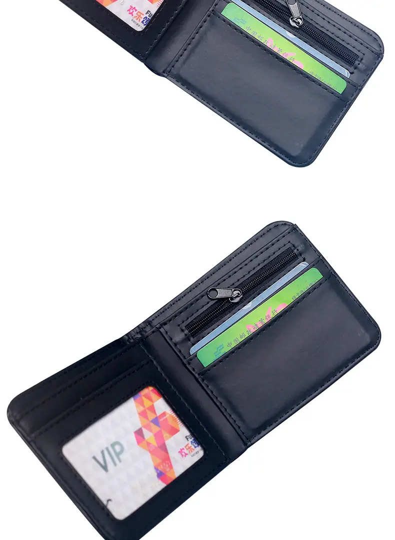 (Cross-border trading), wallet, short cartoon skull with zipper, new collection — chobi 8