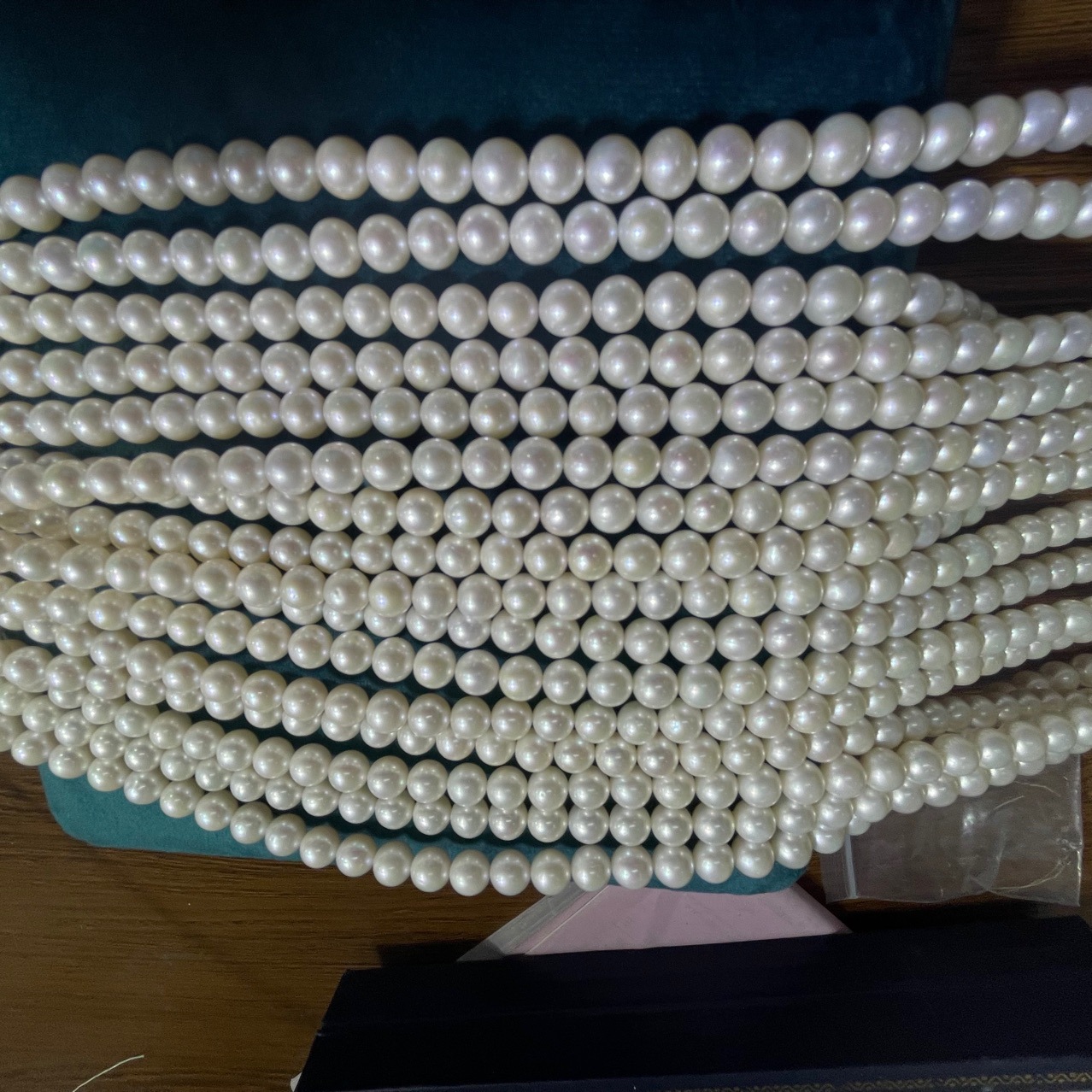 Organic accessory from pearl, accessories, necklace, 8-9mm, DIY — chobi 25