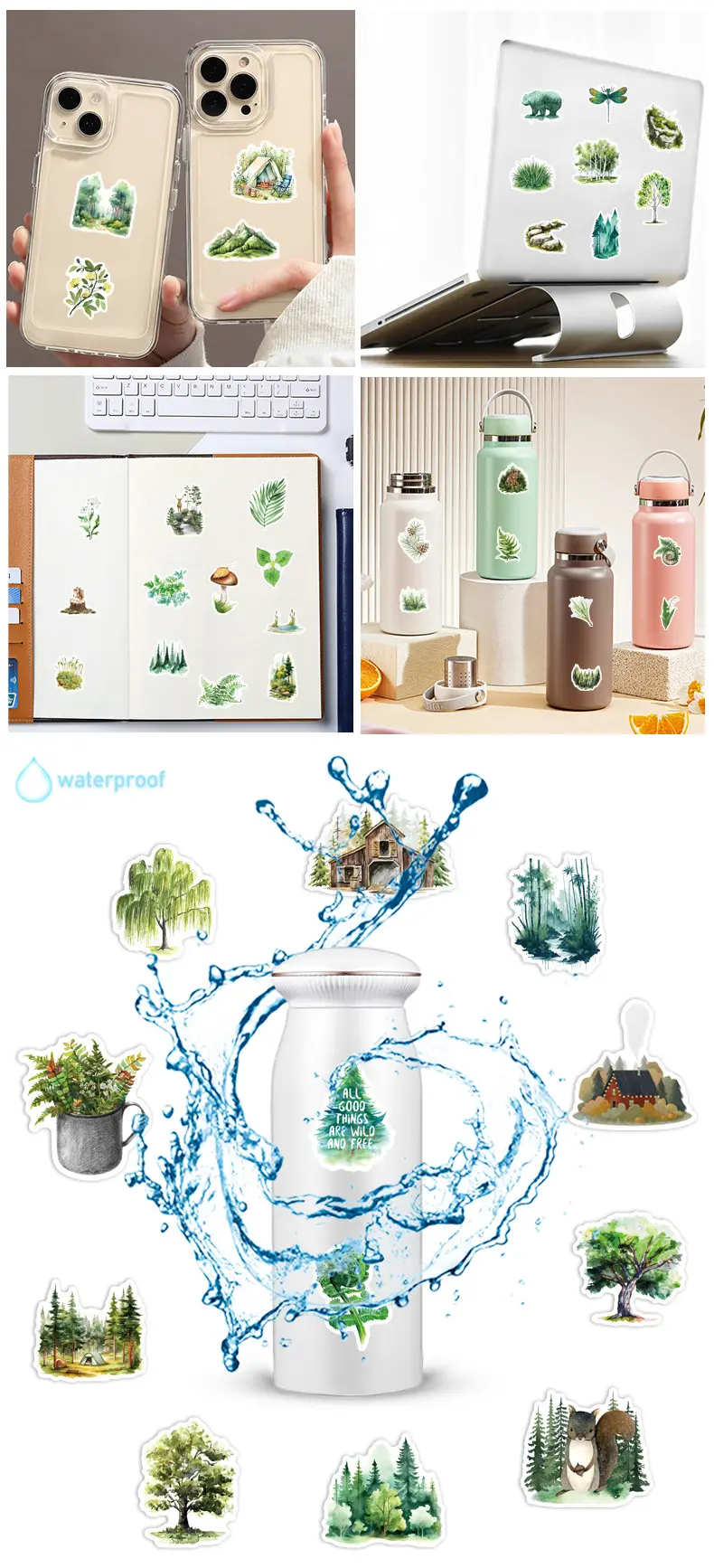 (Cross-border trading), suitcase, laptop with glass, guitar, waterproof sticker, stickers, graffiti — chobi 13