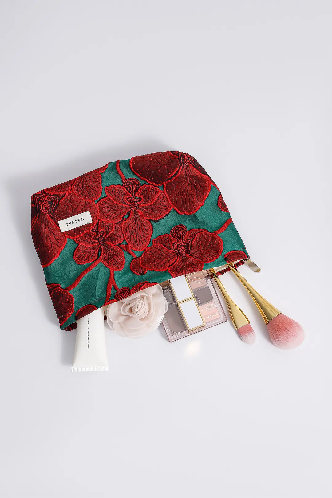 Retro capacious cosmetic bag, small clutch bag, storage bag, wallet, high-quality style — chobi 8