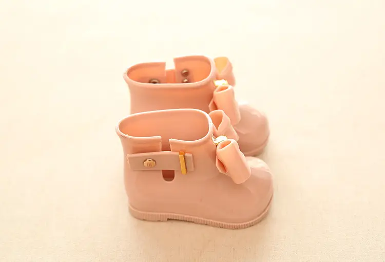 mini sed Children's bow rain boots baby rubber shoes cute rain boots girls fashion waterproof waterproof shoes rain boots a — chobi 34