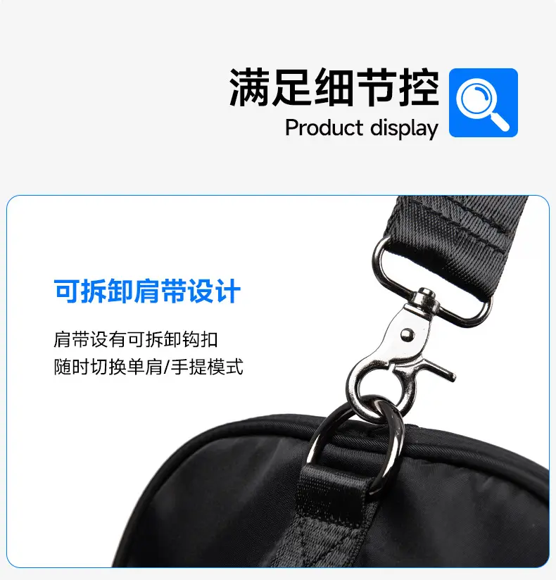 Sports bag for training wet and dry separation, capacious bag strap for traveling one shoulder, travel bag, simple and elegant design — chobi 24