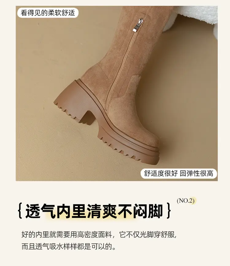 High boots platform heels, can be worn in two ways, ideal for wide feet, height increasing, extra wide fit, plus size — chobi 9