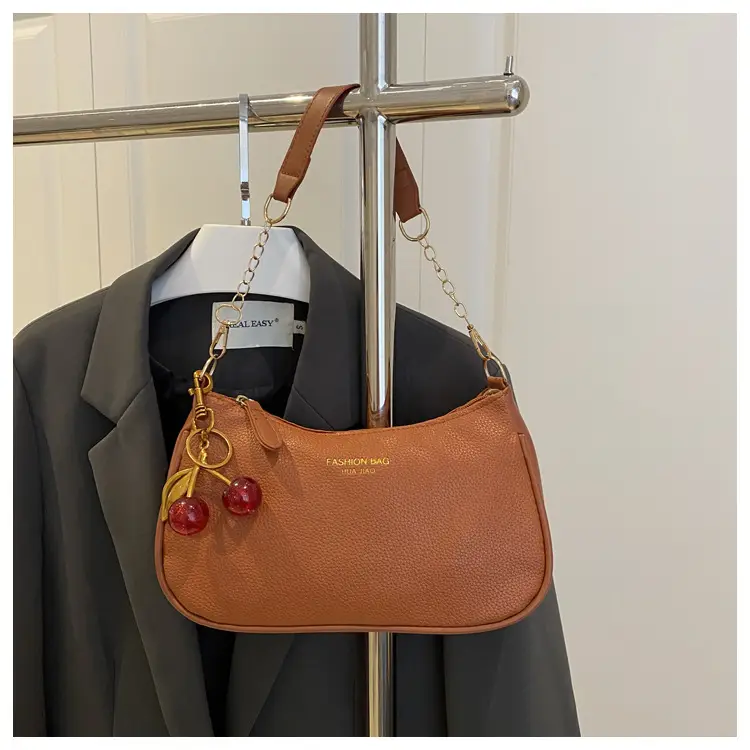 Fashionable trend solid color underarm bag, shoulder bag, one-shoulder bag, purse — chobi 22