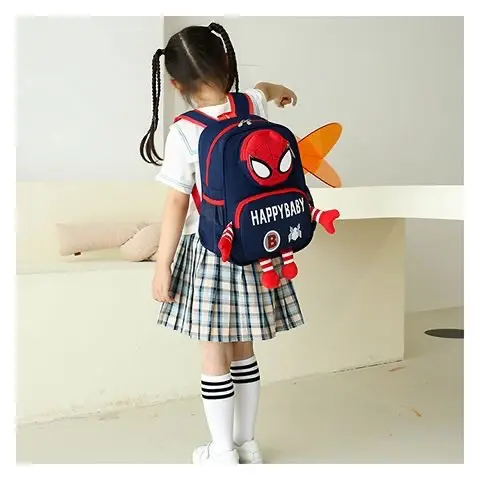 School bag for early age, cartoon children's breathable cute backpack for men and women girl's lightweight — chobi 30