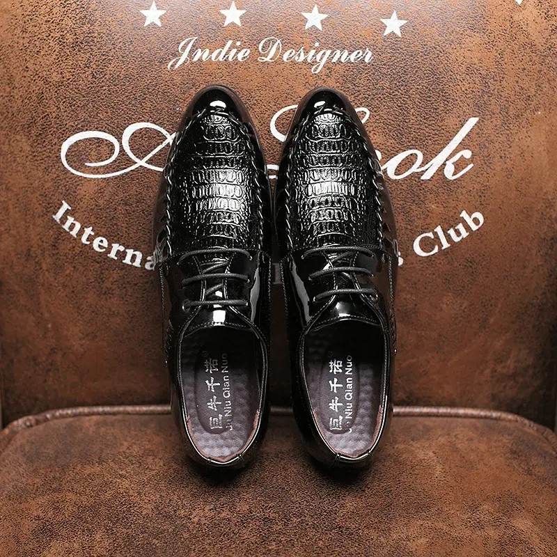 Men's summer breathable classic suit jacket English style, shoes, 36 — chobi 32