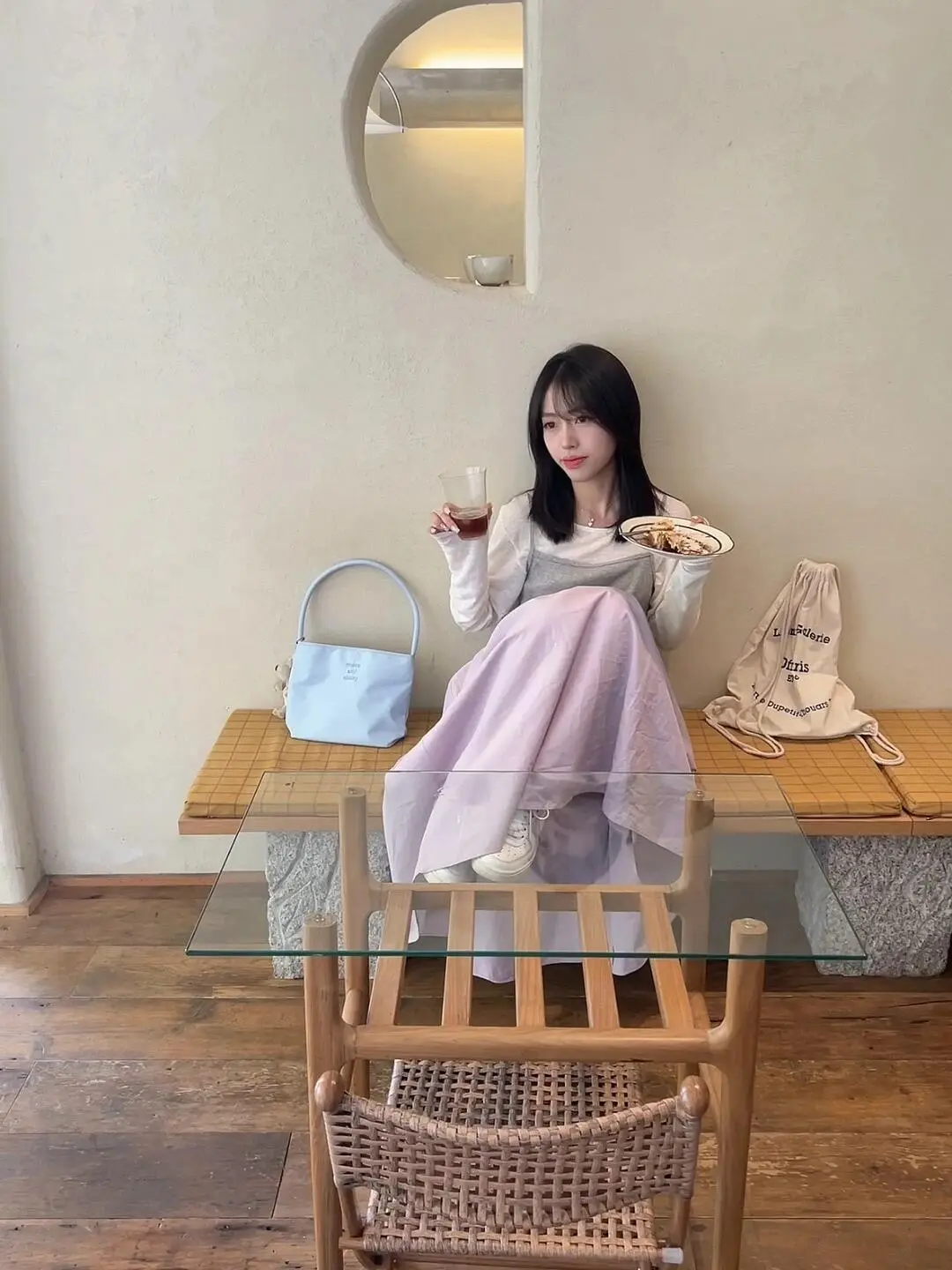Korean much and eboy2026 new bucket bag women's simple casual versatile handbag nylon armpit — chobi 9