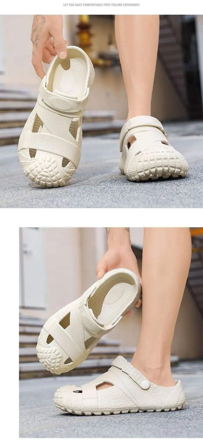 Sandals, non-slip slippers, beach sneakers, beach footwear, Collection Year 2026, suitable for outdoor wear, closed toe — chobi 12