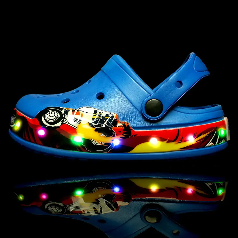 (Cross-border trading), (Wholesale), children's summer Crocs-style slippers, sandals, beach footwear — chobi 15