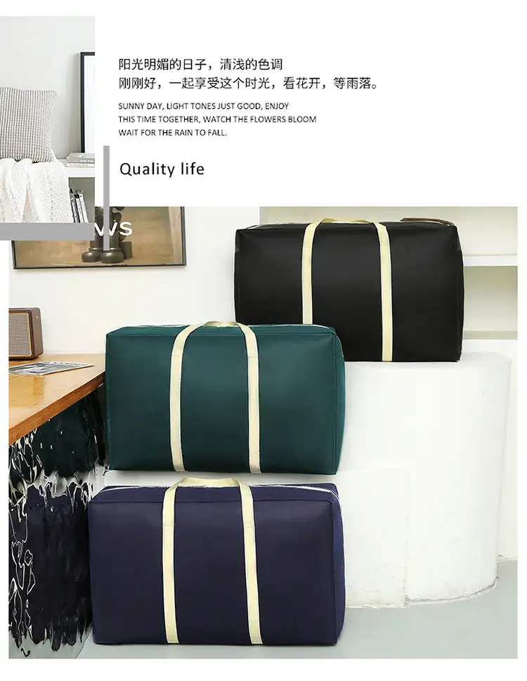 (Wholesale), storage bag for traveling, capacious pack for moving, handheld luggage duvet non-woven cloth — chobi 23