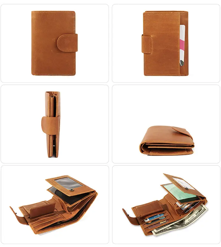 (Cross-border trading), wallet, retro capacious small clutch bag, leather card holder, high-end — chobi 32