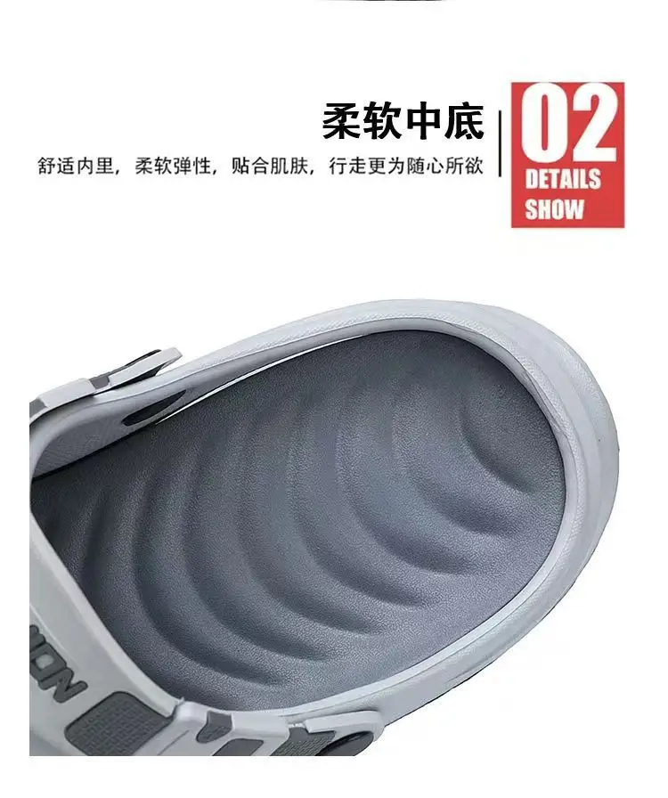 (Wholesale), quality sandals, men's non-slip slippers to go out platform, can be worn in two ways — chobi 7