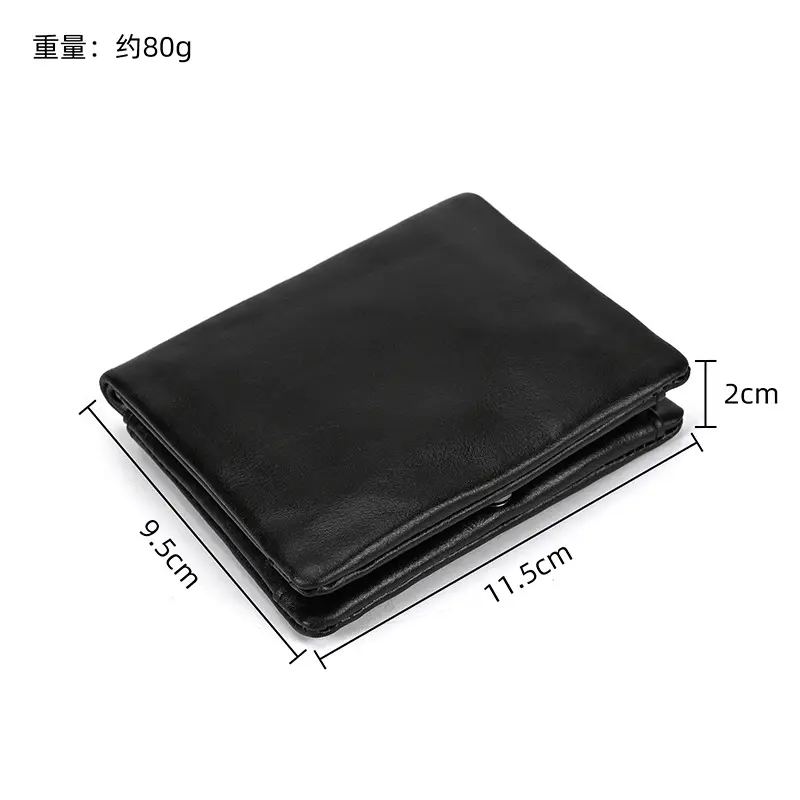 Retro leather wallet for leisure, Amazon, genuine leather — chobi 2